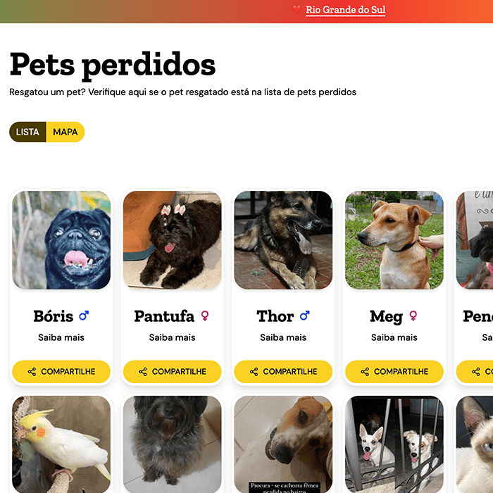 Pets perdidos